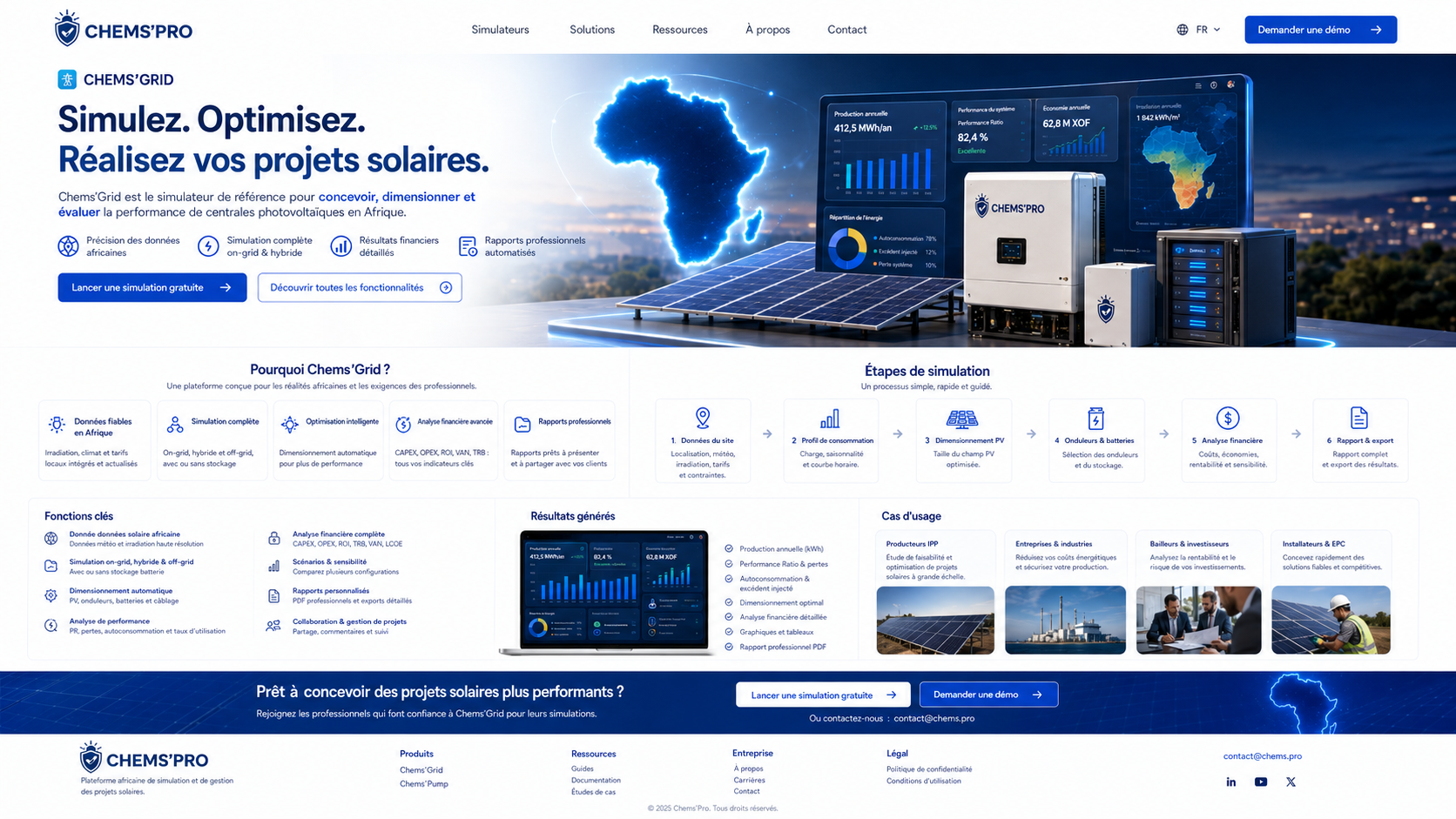 Présentation du simulateur Chems’Grid